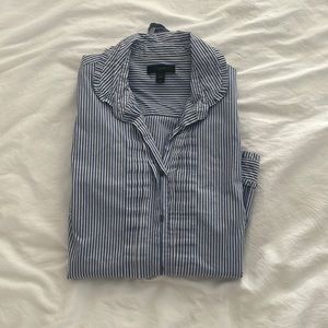 J Crew Striped Button Down